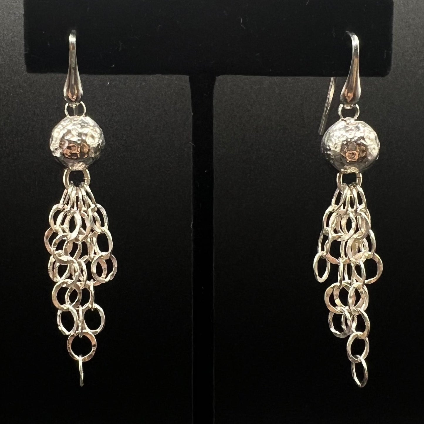 Orecchino in Argento 925, lavorazione artigianale - 2