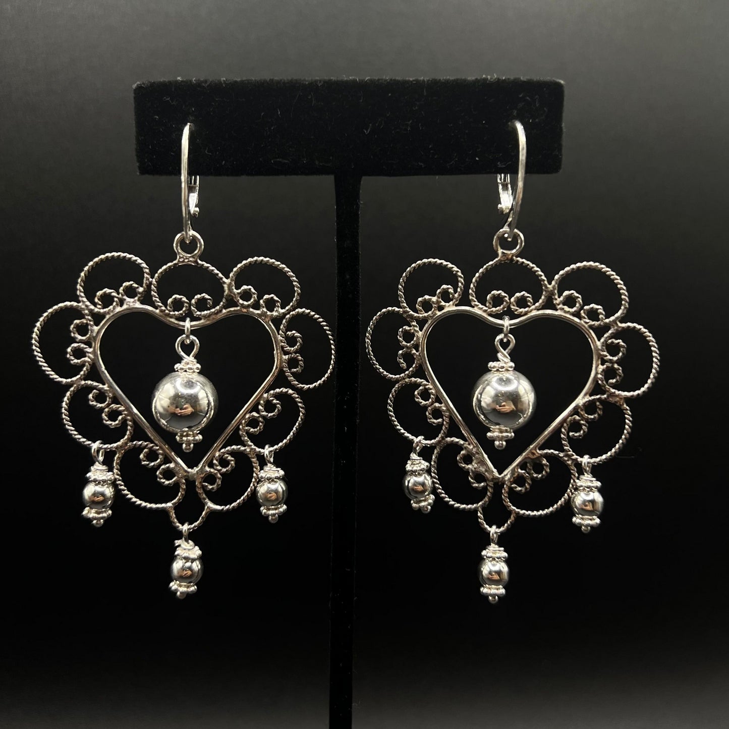 Orecchini in Argento 925. Lavorazione artigianale - 2