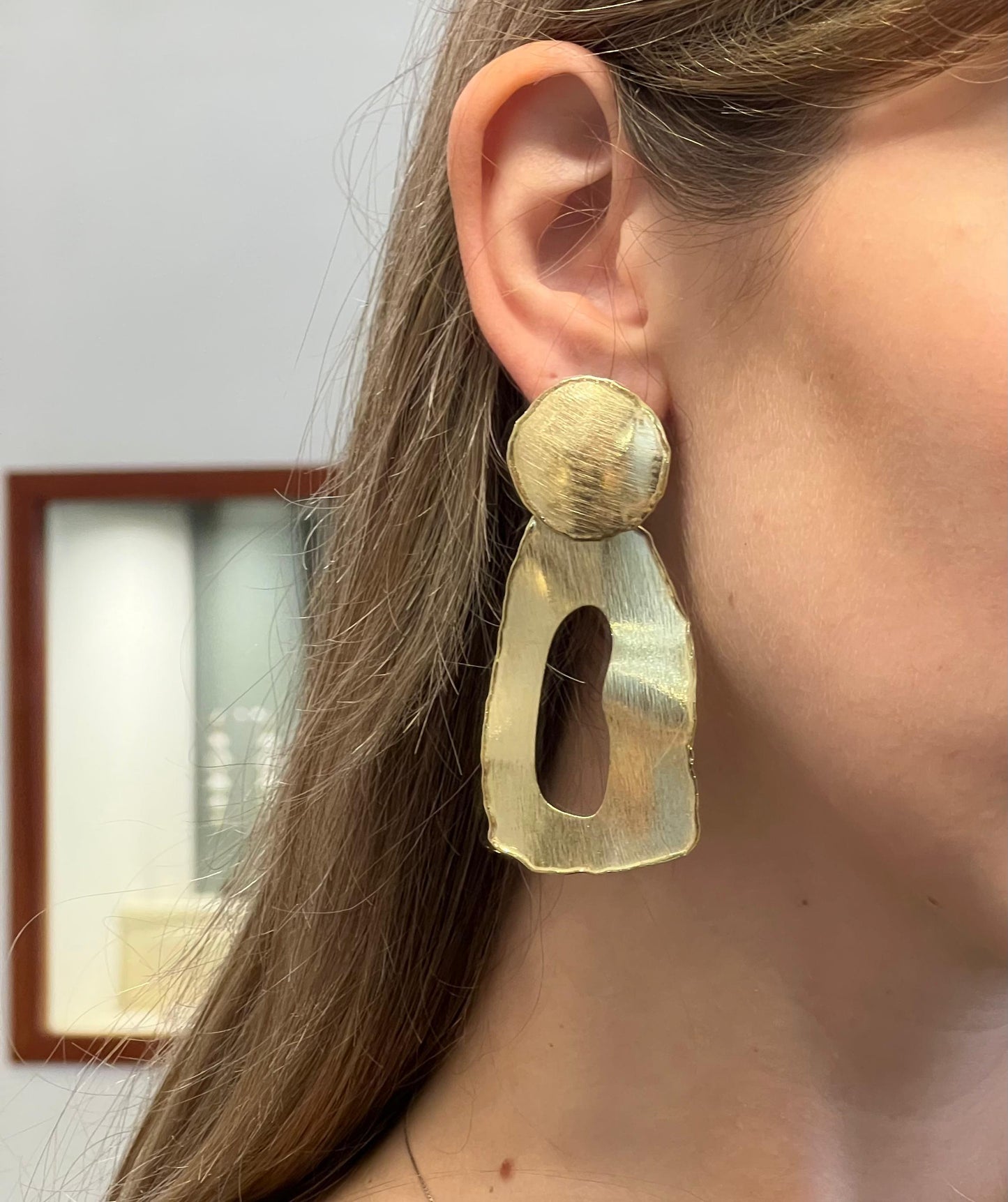 Orecchini in Argento 925 dorato.